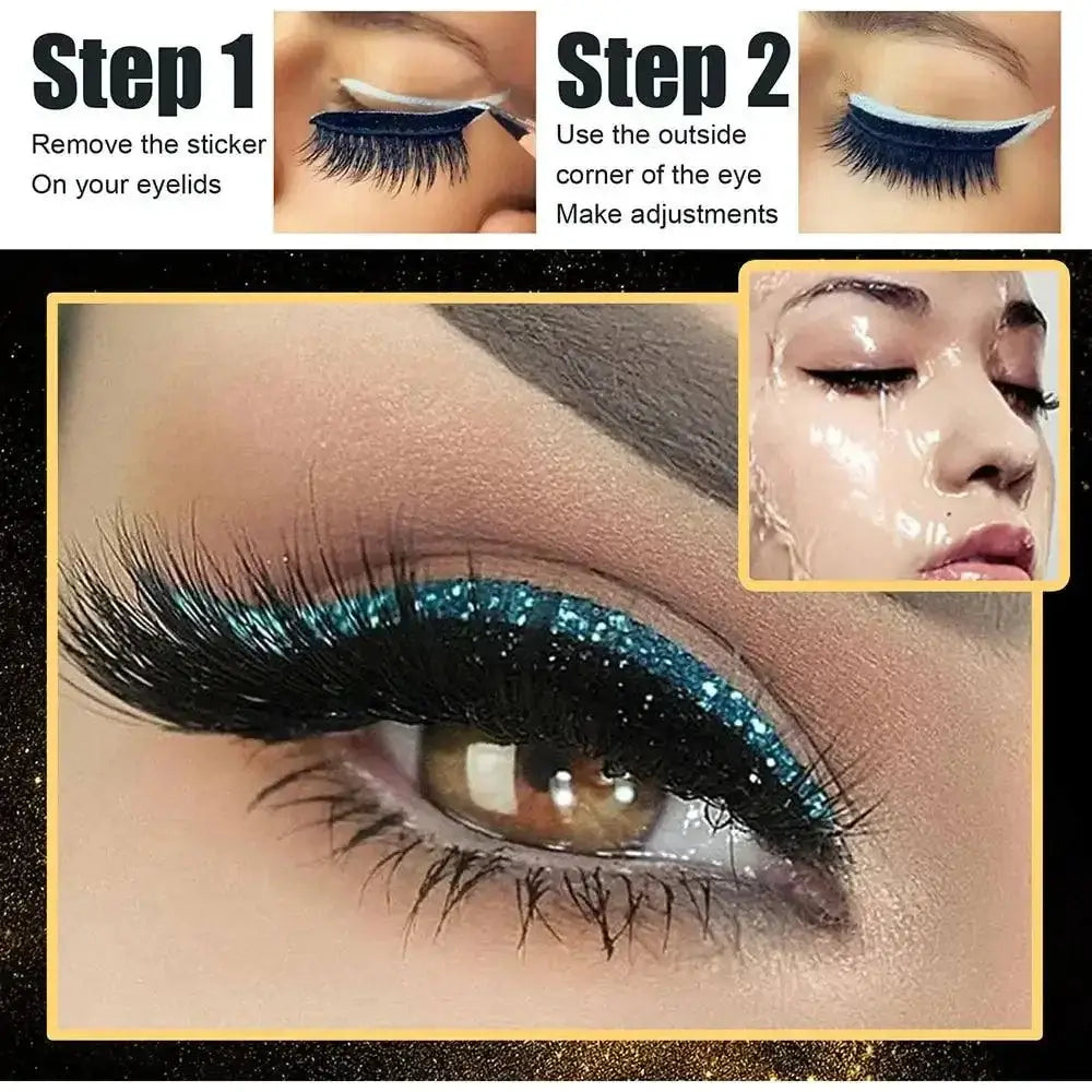 Eyeliner Eyelashes Sticker My Store